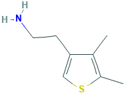 2-(4,5-dimethyl-3-thienyl)ethanamine(SALTDATA: 0.92HCl 0.8H2O)