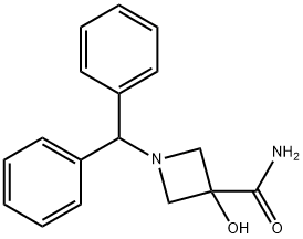 1-Benzhydryl-3-hydroxy-azetidine-3-carboxylic acid amide