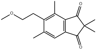 5-(β-methoxy)ethyl-2,2,4,6-tetramethyl-1,3-indandione