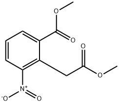 Benzeneacetic acid, 2-(methoxycarbonyl)-6-nitro-, methyl ester