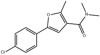 5-(4-chlorophenyl)-N,N,2-trimethyl-3-furamide