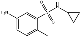 Benzenesulfonamide, 5-amino-N-cyclopropyl-2-methyl-