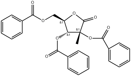 (3R,4R,5R)-5-((benzoyloxy)methyl)-3-methyl-2-oxotetrahydrofuran-3,4-diyl dibenzoate