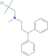 N-(2-Chloro-2-methylpropyl)-N-(3,3-diphenylpropyl)-N-methylamine