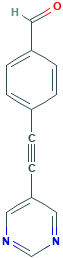 4-(pyrimidin-5-ylethynyl)benzaldehyde(SALTDATA: FREE)