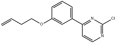 4-(3-(4-(1-丁烯)氧基)苯基)-2-氯嘧啶