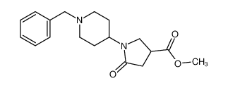 Methyl 1-(1-benzylpiperidin-4-yl)-5-oxopyrrolidine-3-carboxylate