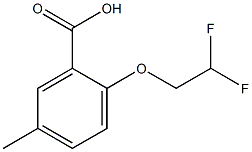 2-(2,2-difluoroethoxy)-5-methylbenzoic acid