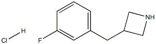 3-[(3-Fluorophenyl)methyl]azetidine HCl