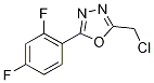 2-(chloromethyl)-5-(2,4-difluorophenyl)-1,3,4-oxadiazole