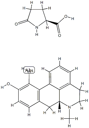 5-oxo-L-proline, compound with (R)-5,6,6a,7-tetrahydro-6-methyl-4H-dibenzo[de,g]quinoline-10,11-diol (1:1)