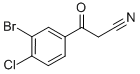 Benzenepropanenitrile, 3-bromo-4-chloro-β-oxo-