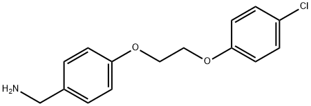 {4-[2-(4-chlorophenoxy)ethoxy]phenyl}methanamine