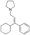 1-(3-cyclohexyl-3-phenyl-2-allyl)pyrrolidine