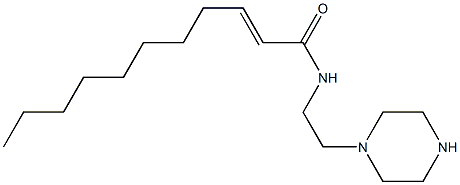 undecenoic acid, monoamide with piperazine-1-ethylamine