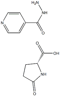 5-oxo-L-proline, compound with isonicotinohydrazide (1:1)