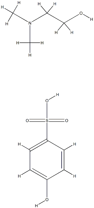 p-hydroxybenzenesulphonic acid, compound with 2-(dimethylamino)ethanol (1:1)