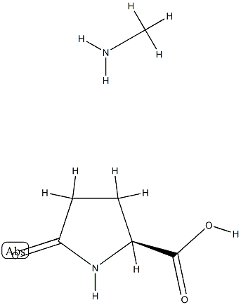 5-oxo-L-proline, compound with methylamine (1:1)