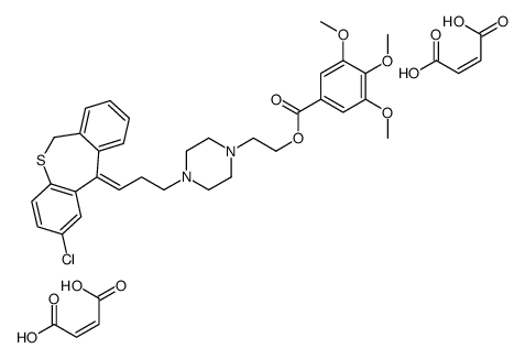 (Z)-but-2-enedioic acid,(E)-but-2-enedioic acid,2-[4-[(3Z)-3-(2-chloro-6H-benzo[c][1]benzothiepin-11-ylidene)propyl]piperazin-1-yl]ethyl 3,4,5-trimethoxybenzoate