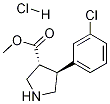 Trans-Methyl 4-(3-chlorophenyl)pyrrolidine-3-carboxylate-HCl