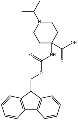 4-Piperidinecarboxylic acid, 4-[[(9H-fluoren-9-ylmethoxy)carbonyl]amino]-1-(1-methylethyl)-