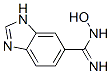 1H-Benzimidazole-6-carboximidamide, N-hydroxy-