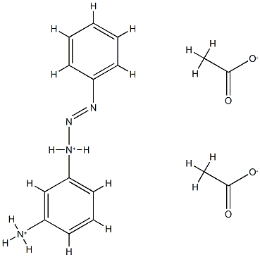 (phenylazo)benzene-1,3-diammonium acetate (1:2)