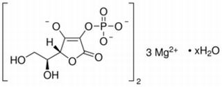 Trimagnesium bis((R)-5-((S)-2-hydroxy-1-oxidoethyl)-4-oxido-2-oxo-2,5-dihydrofuran-3-yl phosphate)