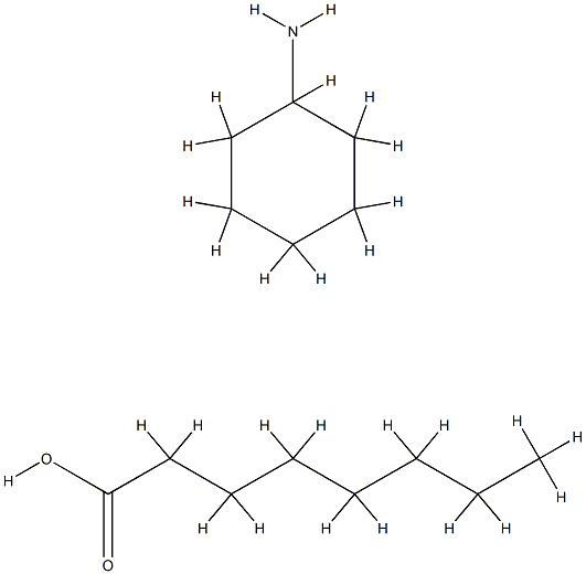 octanoic acid, compound with cyclohexylamine (1:1)