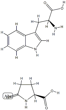 L-tryptophan, compound with 5-oxo-L-proline (1:1)