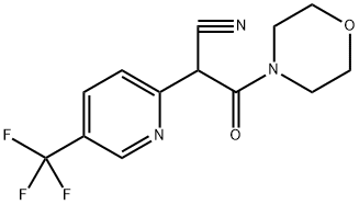 4-Morpholinepropanenitrile, β-oxo-α-[5-(trifluoromethyl)-2-pyridinyl]-