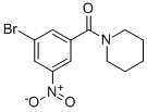 (3-溴-5-硝基苯基)(哌啶-1-基)甲酮