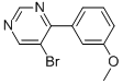 5-溴-4-(3-甲氧基苯基)嘧啶