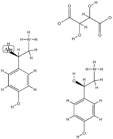 bis[(±)-p-beta-dihydroxyphenethylammonium] [R-(R*,R*)]-tartrate