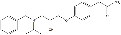 (±)-2-[4-[3-(benzylisopropylamino)-2-hydroxypropoxy]phenyl]acetamide