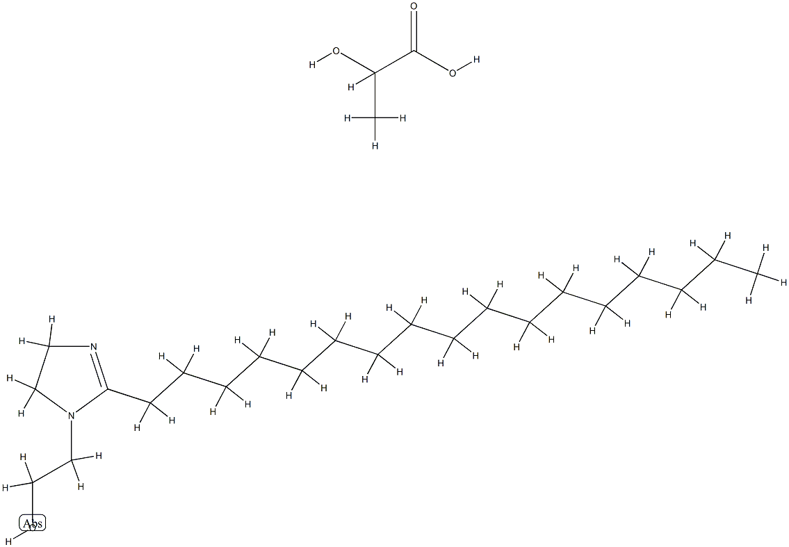 lactic acid, compound with 2-heptadecyl-4,5-dihydro-1H-imidazol-1-ethanol (1:1)