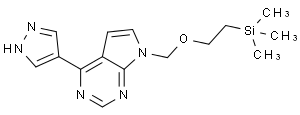 巴瑞克替尼中间体4-(1H-吡唑-4-基)-7-((2-(三甲基甲硅烷基)乙氧基)-甲基)-7H-吡咯并[2,3-D]嘧啶