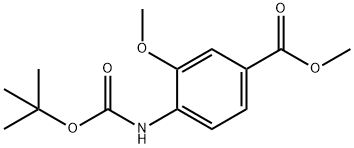 Methyl 4-{[(tert-butoxy)carbonyl]amino}-3-methoxybenzoate