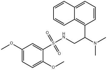 N-[2-(dimethylamino)-2-naphthalen-1-ylethyl]-2,5-dimethoxybenzenesulfonamide