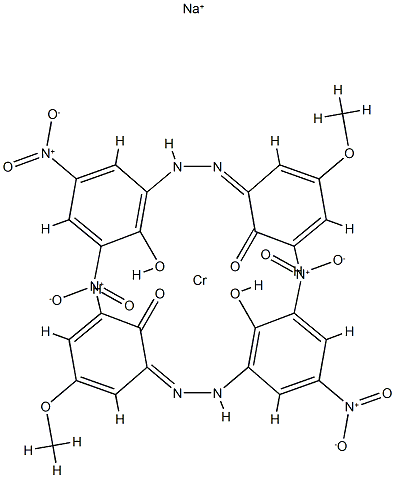 sodium bis[2-[(2-hydroxy-5-methoxyphenyl)azo]-4,6-dinitrophenolato(2-)]chromate(1-)