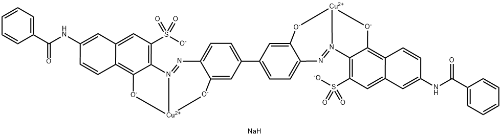 disodium [mu-[[3,3'-[(3,3'-dihydroxy[1,1'-biphenyl]-4,4'-diyl)bis(azo)]bis[7-benzamido-4-hydroxynaphthalene-2-sulphonato]](6-)]]dicuprate(2-)