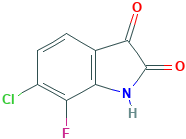 6-chloro-7-fluoroindoline-2,3-dione