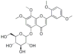 2-(2,5-二甲氧基苯基)-5-(BETA-D-吡喃葡萄糖基氧基)-7,8-二甲氧基-4H-1-苯并吡喃-4-酮