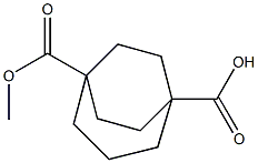 5-(methoxycarbonyl)bicyclo[3.2.2]nonane-1-carboxylic acid