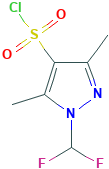 1-DIFLUOROMETHYL-3,5-DIMETHYL-1H-PYRAZOLE-4-SULFONYL CHLORIDE