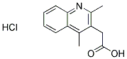 (2,4-dimethylquinolin-3-yl)acetic acid hydrochloride