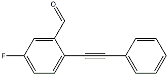 5-fluoro-2-(2-phenylethynyl)benzaldehyde