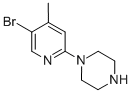 5-Bromo-2-(piperazin-1-yl)-4-methylpyridine