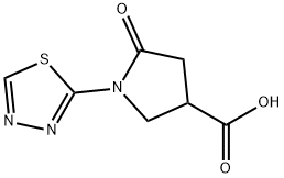 3-Pyrrolidinecarboxylic acid, 5-oxo-1-(1,3,4-thiadiazol-2-yl)-