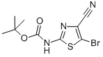 Carbamic acid, N-(5-bromo-4-cyano-2-thiazolyl)-, 1,1-dimethylethyl ester